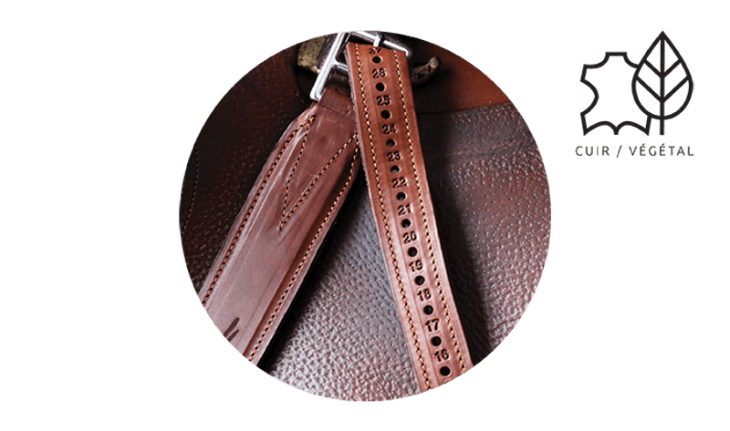 Freejump Stirrups Leather Classic Wide 