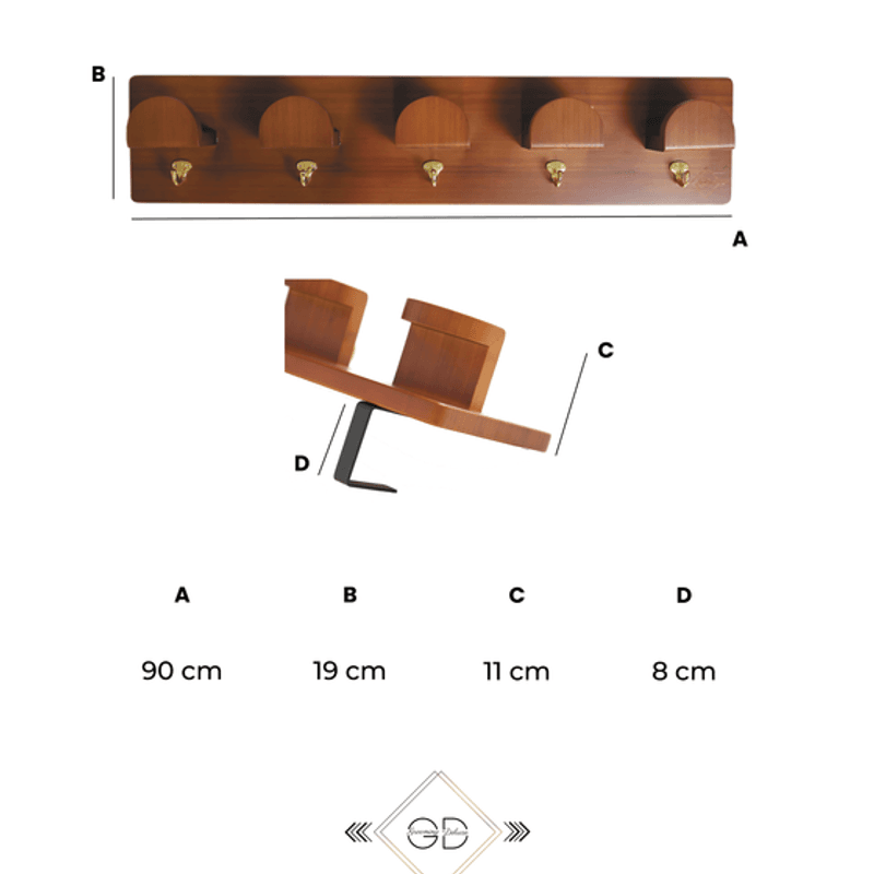Grooming DeLuxe Bridle Rack 5 Hooks